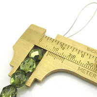 Olivine AB 8mm Faceted Rounds, Fire Polished Czech Glass Beads