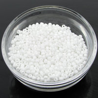 8/0 Round Seed Beads Opaque White (25g)