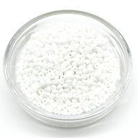 8/0 Round Seed Beads Opaque White (25g)