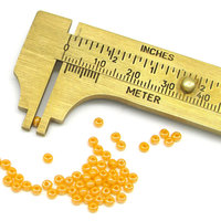 10/0 Seed Beads Opaque Orange Lustre (25g)