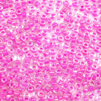 10/0 Pink Lined Lustre Mini Rocailles (25g)