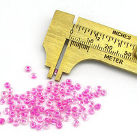 10/0 Pink Lined Lustre Mini Rocailles (25g)