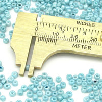 8/0 Mini Rocailles Turquoise Lustre (25g)