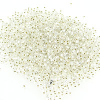 11/0 Seed Beads, Tiny Silver Lined Clear Mini Rocailles (25g)