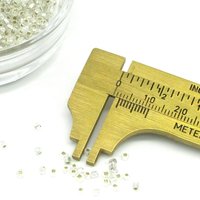 11/0 Seed Beads, Tiny Silver Lined Clear Mini Rocailles (25g)