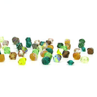 Czech Crystal Bead Mix, 4.5-8mm Faceted Bicone Assortment (48)