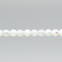 6mm Round Beads, Czech Pressed Glass Druks, Assorted Colors (40)