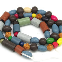 Wooden Beads Mixed Strand