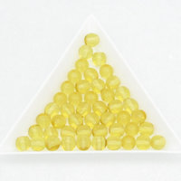 6mm Round Beads, Czech Pressed Glass Druks, Assorted Colors (40)