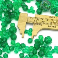 Faceted Plastic Bead Mixes for Classic Kids' Crafts, Translucent Vintage Acrylic Spacers
