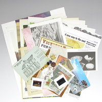 History Scrapbooking Collage Starter Pack, Mixed Media Junk Journal Bundle 100pc