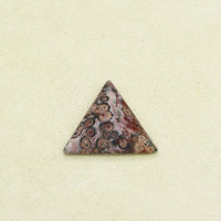 Leopardskin Jasper Tetrahedral Gemstone Cabochon