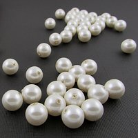 8mm Off White Vintage Faux Pearls (50pc)