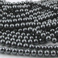 8mm Round Non-Magnetic Hematite Beads
