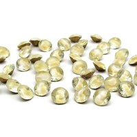 48ss Beige Givre Rhinestone Dentelles