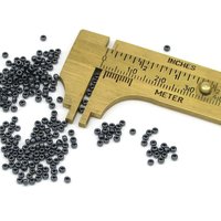 11/0 Round Seed Beads Hematite Gray (25g)