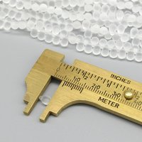 6x4mm Frosted Teardrop Briolettes, Matte Crystal Czech Pressed Glass Beads (100)