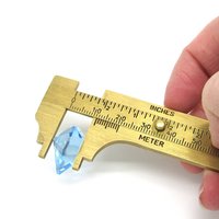 Vintage 18.7mm Faceted Heart Rhinestone