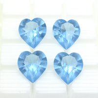 Vintage 18.7mm Faceted Heart Rhinestone
