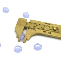 9x8mm Diamond Window Beads