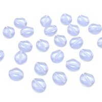 9x8mm Diamond Window Beads