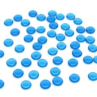 7mm Flat Rondelles, Small Front-Drilled Discs, Czech Pressed Glass Beads