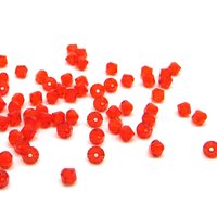 4mm Hyacinth Crystal Bicone Beads