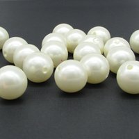15.5mm Cultura Faux Pearl Plastic Beads (24)