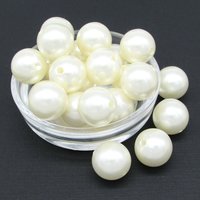 15.5mm Cultura Faux Pearl Plastic Beads (24)