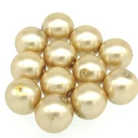 16mm Czech Glass Faux Pearls, Large Round Spacers, Choice of Color