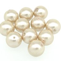 16mm Czech Glass Faux Pearls, Large Round Spacers, Choice of Color
