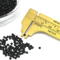 11/0 Seed Beads Opaque Black (25g)