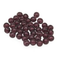 6mm Round Crackle Beads, Translucent Czech Glass Druks, Assorted Colors