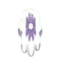 Furnace Cane Flower Slice Pendant