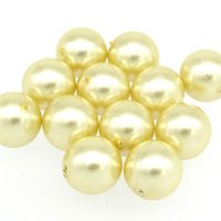16mm Czech Glass Faux Pearls, Large Round Spacers, Choice of Color