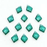 9x7mm Emerald Kite Briolettes