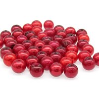 8mm Red Glass Pearls (50)