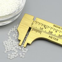 11/0 Seed Beads, Tiny Clear and White Spacers, Mini Rocailles (25g)
