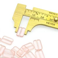 12mm x 8mm Flat Rectangle Glass Beads