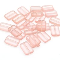 12mm x 8mm Flat Rectangle Glass Beads