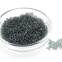 11/0 Seed Beads Translucent Gray
