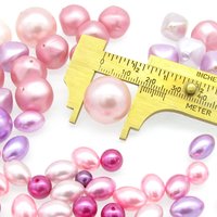 Pink Vintage Faux Pearl Mix, Assorted Oval, Round, and Bicone Plastic Lustre Beads