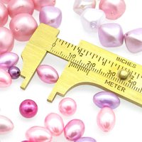 Pink Vintage Faux Pearl Mix, Assorted Oval, Round, and Bicone Plastic Lustre Beads