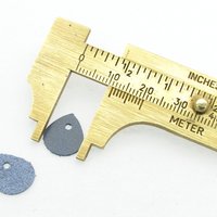 Half-Inch Small Teardrop Pendants, 13x11mm Upcycled Leather Die Cuts (20 pairs)