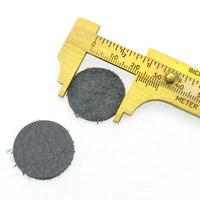 1” Die Cut Circles, Upcycled Top Grain Leather Pairs and Singles (10)