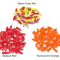 5x16mm Dagger Beads,  Narrow Czech Glass Drops in Assorted Colors and Mixes (50)