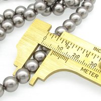 Preciosa Crystal 6mm 8mm Round Dark Gray Nacre Pearls (25)