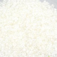 Clear AB Seed Beads, 11/0 Rocaille Spacers (25g)