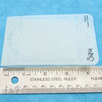 Floral Affection Sizzix Embossing Folder, 4.5" Rectangle