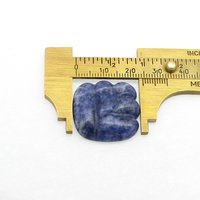 Dark Blue Sodalite Cabochon 24.5mm Art Deco Square 28ct Natural Gemstone